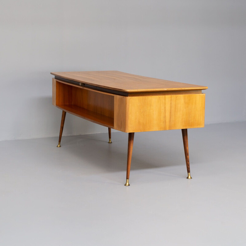 Vintage free-standing desk by Erwin Behr for Behr, 1950s