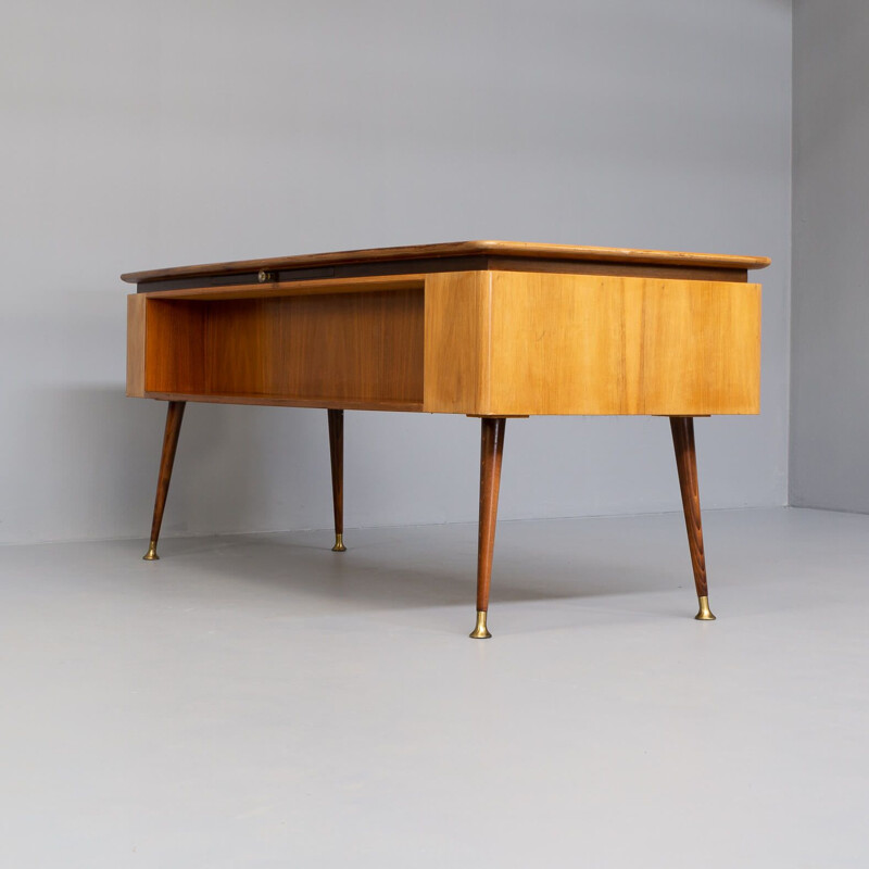 Vintage free-standing desk by Erwin Behr for Behr, 1950s