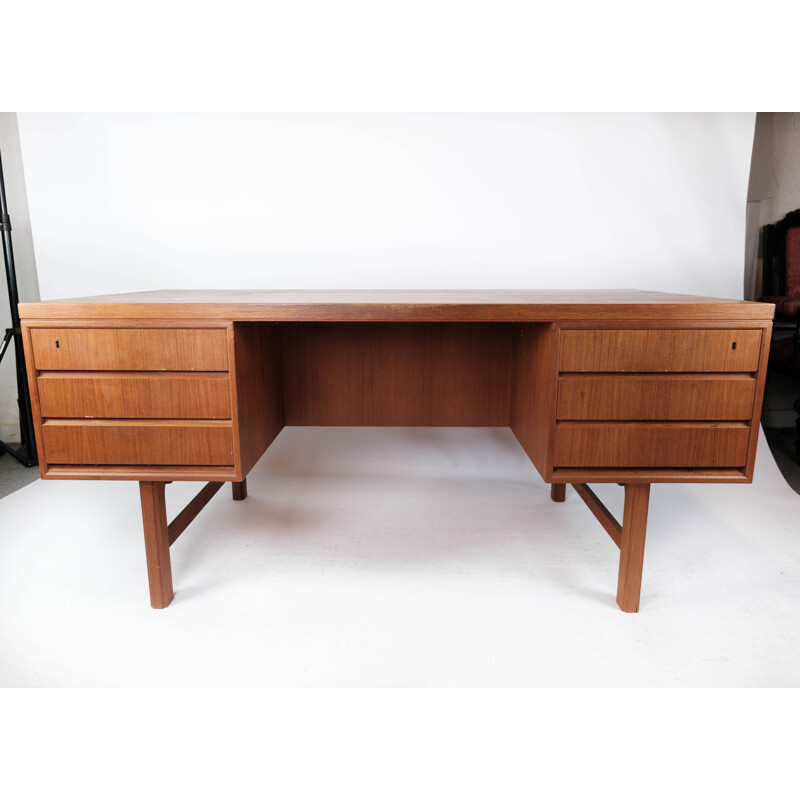 Mesa de teca Vintage por Omann Junior, 1960