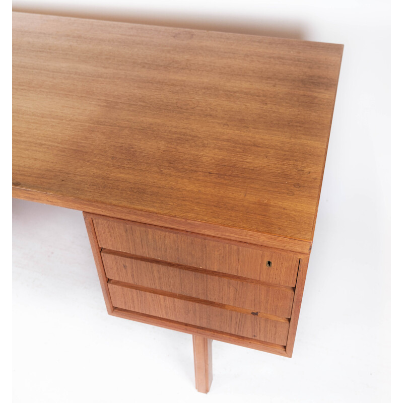 Vintage desk in teak by Omann Junior, 1960s