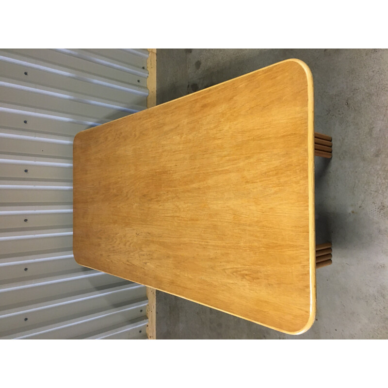 Vintage dining table by Axel Enthoven for Rohe, 1980s