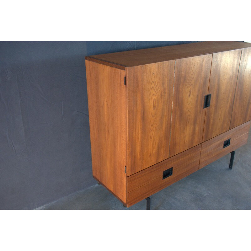 Vintage chest of drawers in teak, Cees BRAAKMAN - 1950s