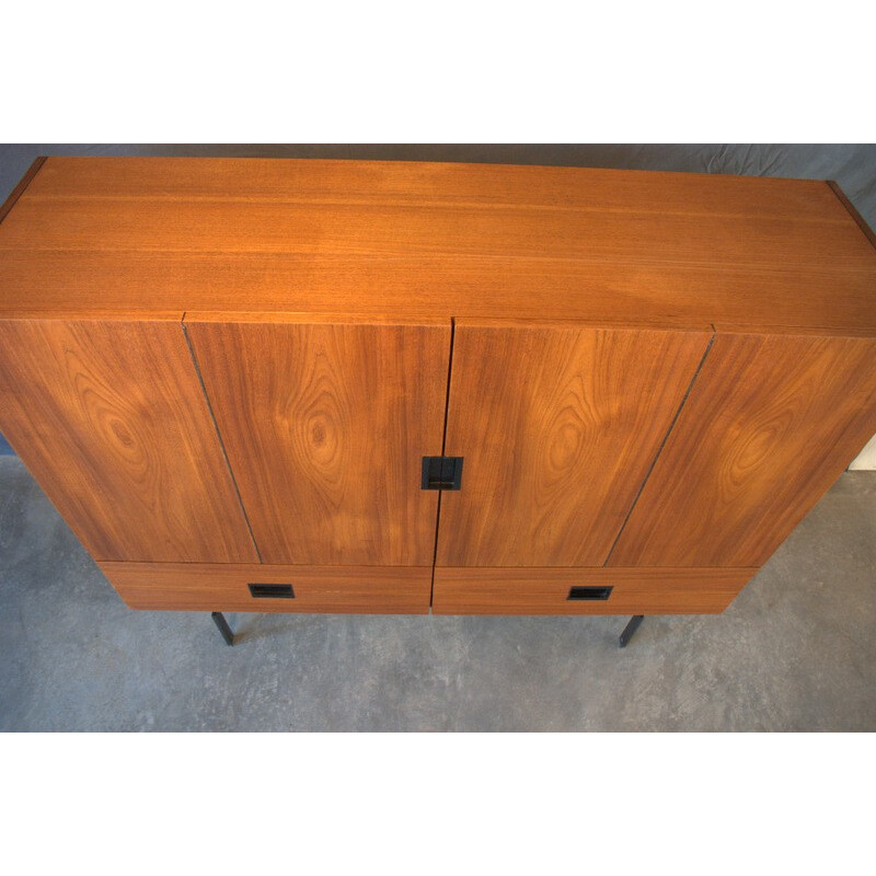 Vintage chest of drawers in teak, Cees BRAAKMAN - 1950s