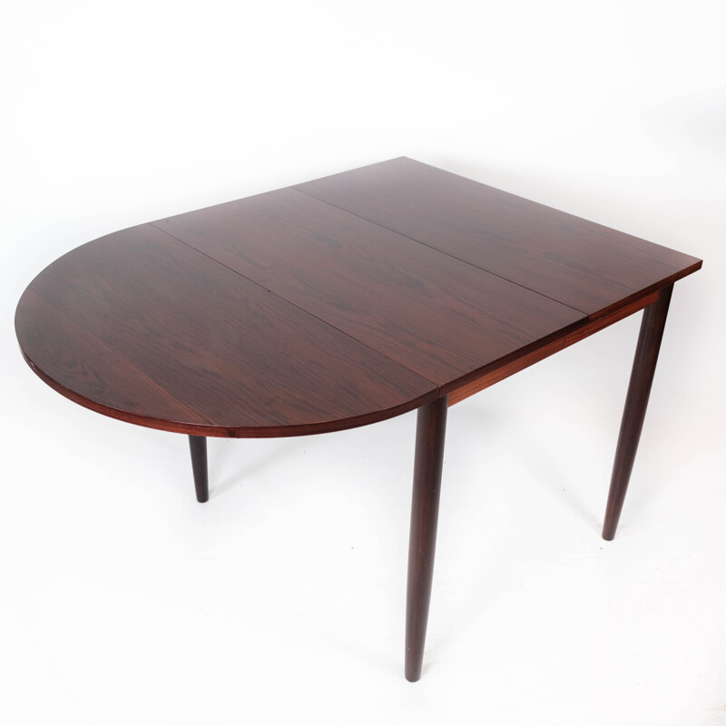 Mesa vintage de palisandro con extensiones de Arne Vodder, 1960