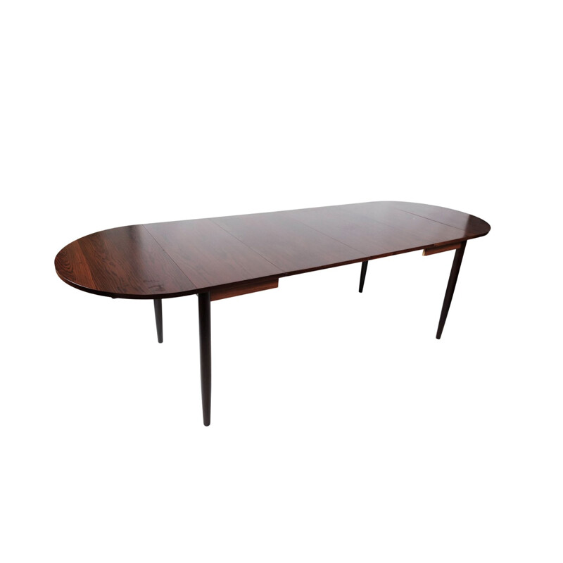 Mesa vintage de palisandro con extensiones de Arne Vodder, 1960