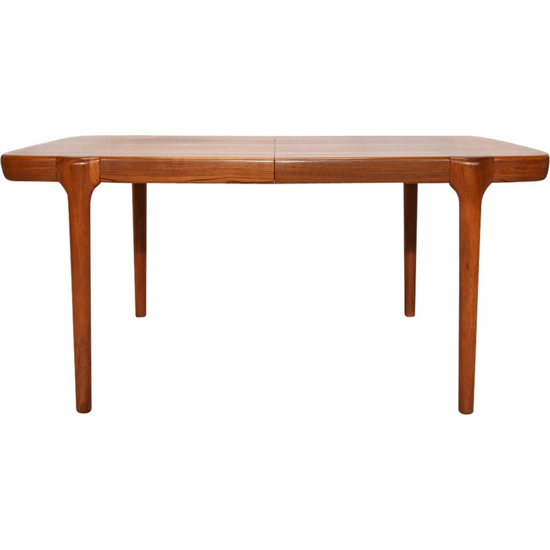 Extendable dining table in teak, Johannes Andersen - 1950s