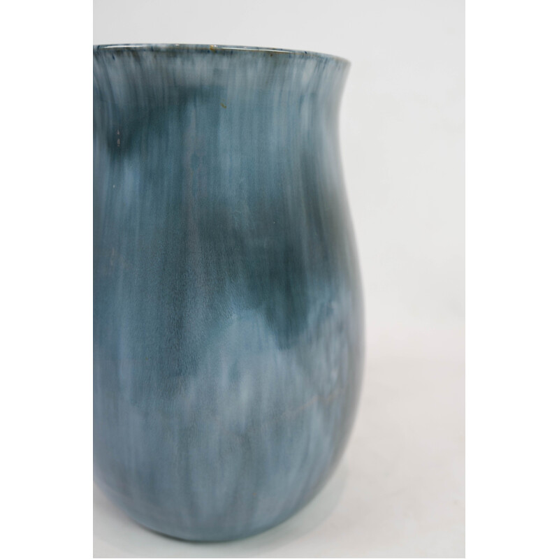 Vintage ceramic vase with shade glaze by Hegnetslund Ceramics