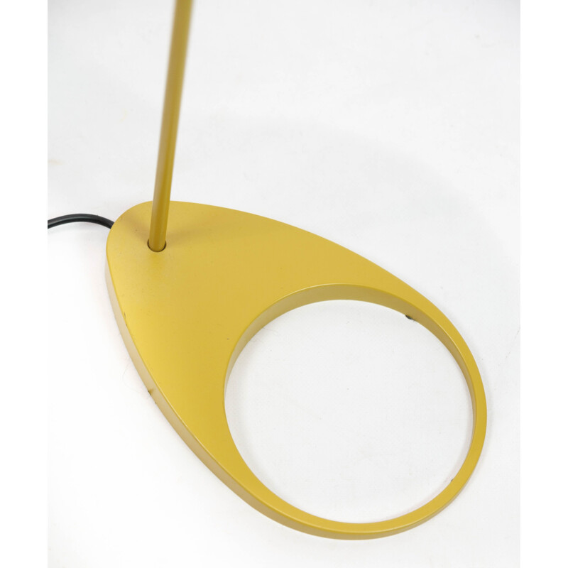 Yellow vintage floor lamp by Arne Jacobsen for Louis Poulsen