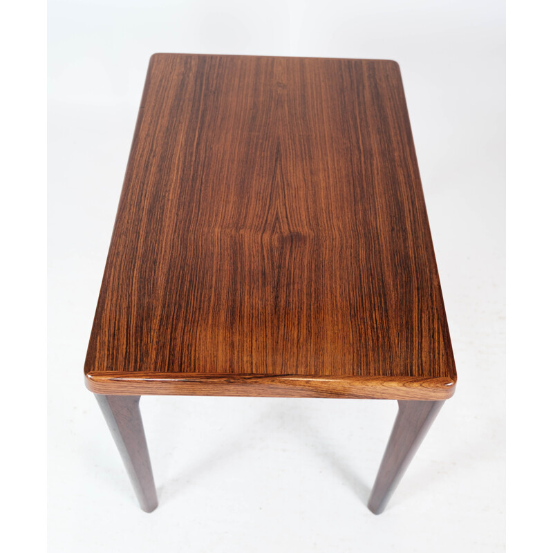 Vintage side table in rosewood by Henning Kjærnulf for Vejle Furniture, 1960s