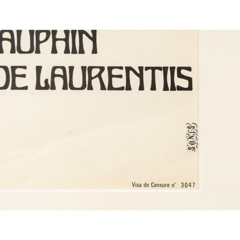 Poster d'epoca del film "Barbarella" di Roger Vadim, Francia 1960