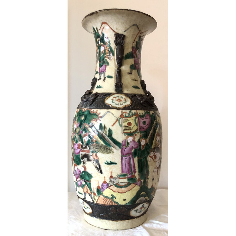 Vase chinois vintage Nankin