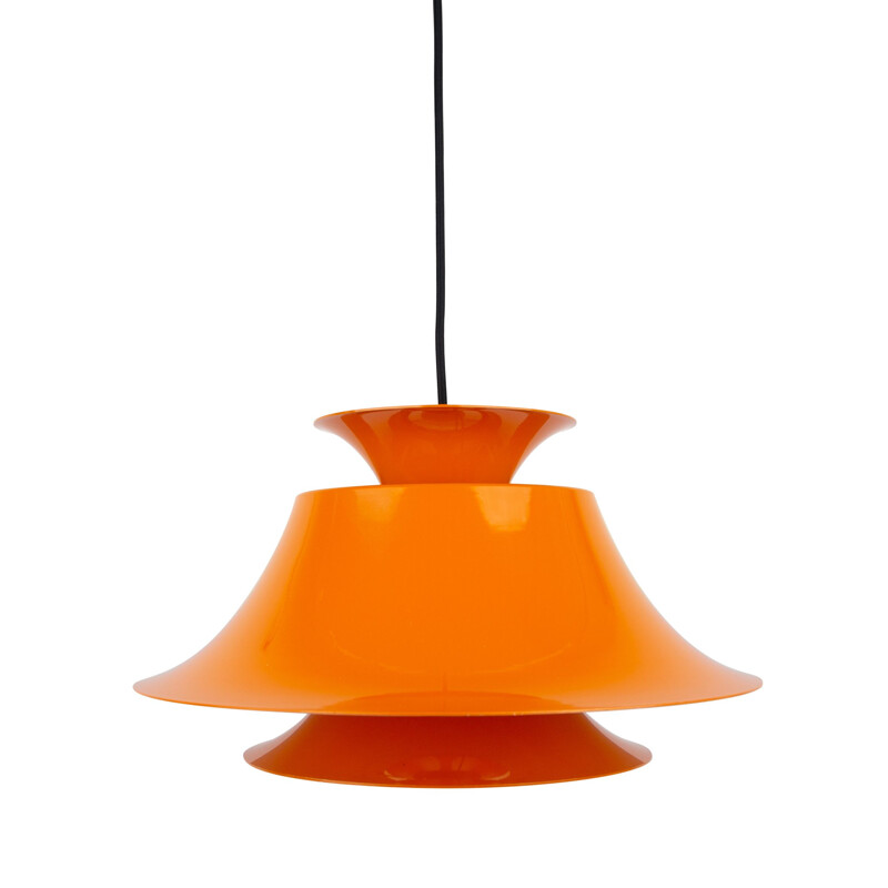 Danish vintage pendant lamp Radius by Erik Balslev for Fog og Morup, 1977