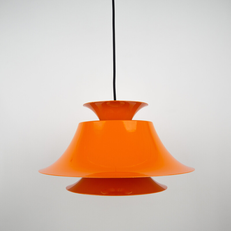 Danish vintage pendant lamp Radius by Erik Balslev for Fog og Morup, 1977