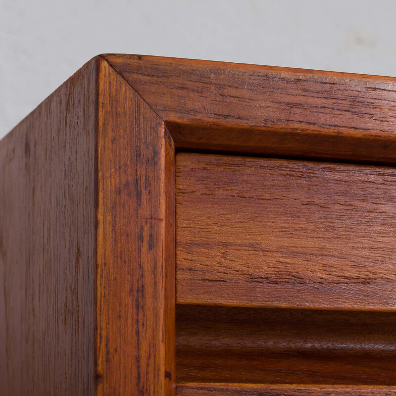 Vintage Danish teak wall unit by Poul Cadovius, 1960s