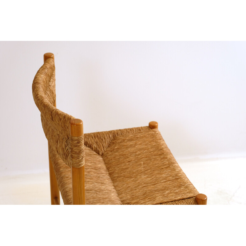 Vintage Dordogne straw chair by Sentou, 1960