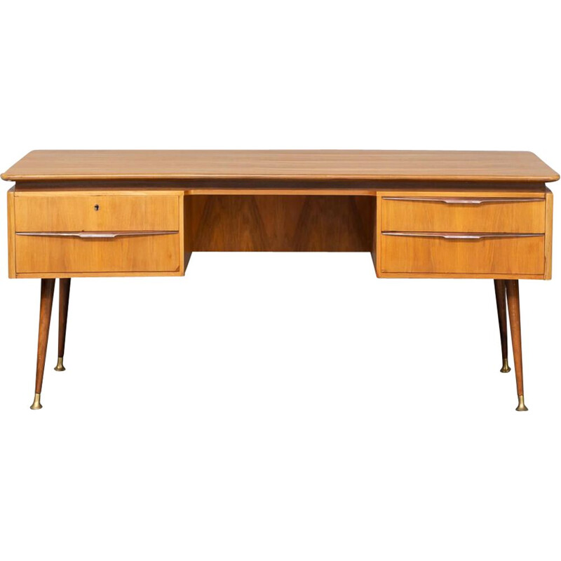 Vintage free-standing desk by Erwin Behr for Behr, 1950s