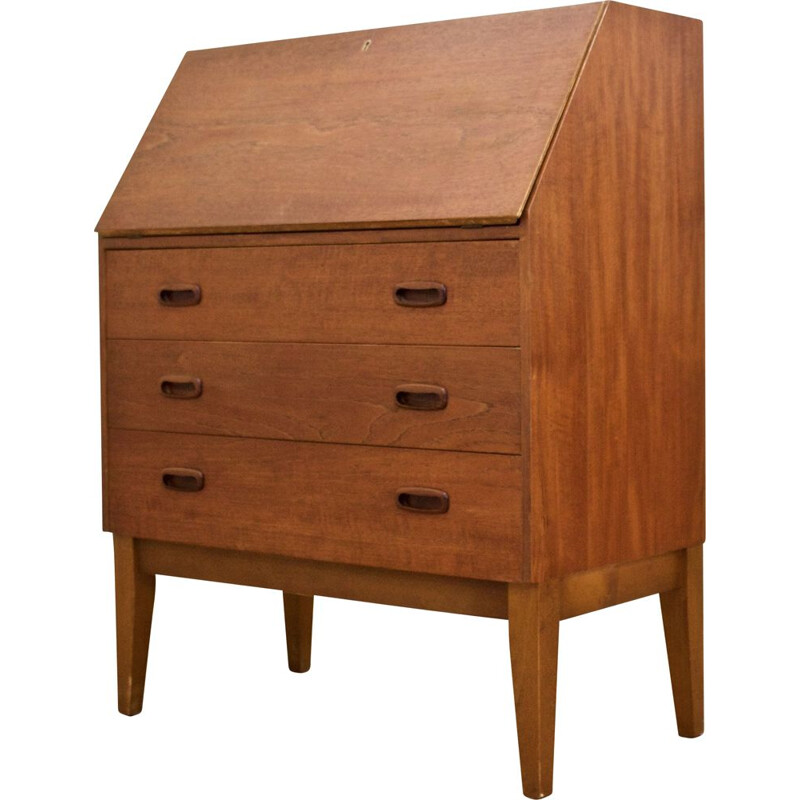 Mid-century oakwood secretary from Meredew, UK 1960s