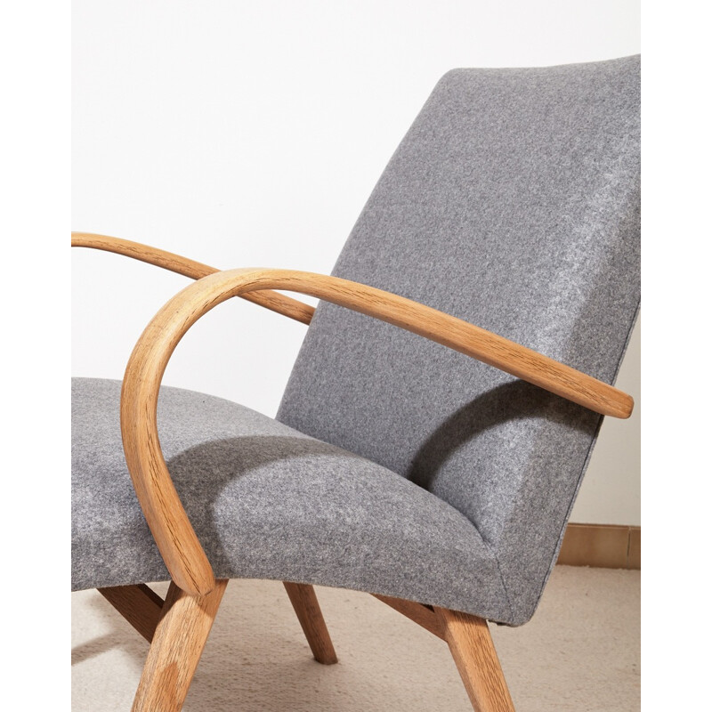 Vintage armchair, Jindrich HALABLA - 1960s