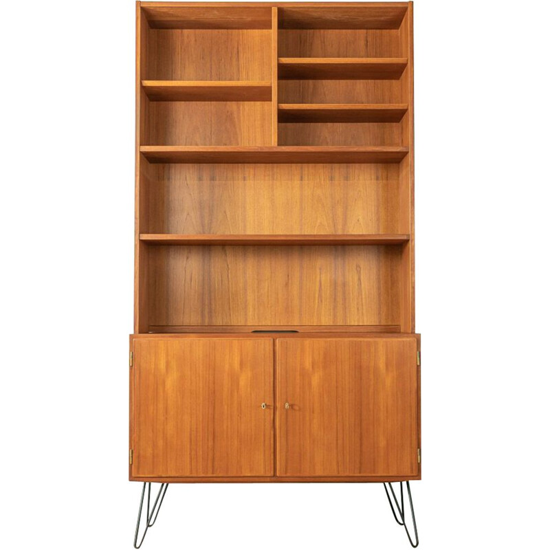 Vintage teak bookcase for Poul Hundevad, Denmark 1960s