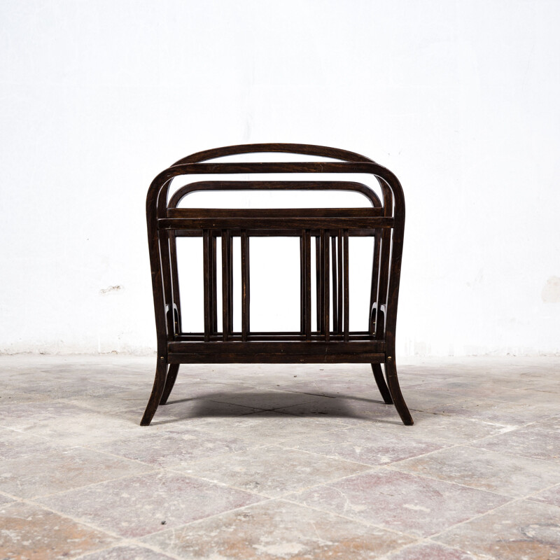 Porte-revues de musique vintage en bois d'ébène pour Thonet