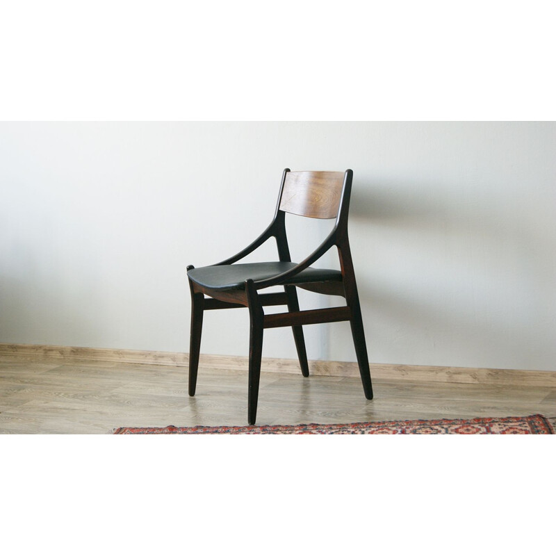 Cadeira dinamarquesa Vintage por Vestervig Eriksen para Tromborg, Dinamarca 1960