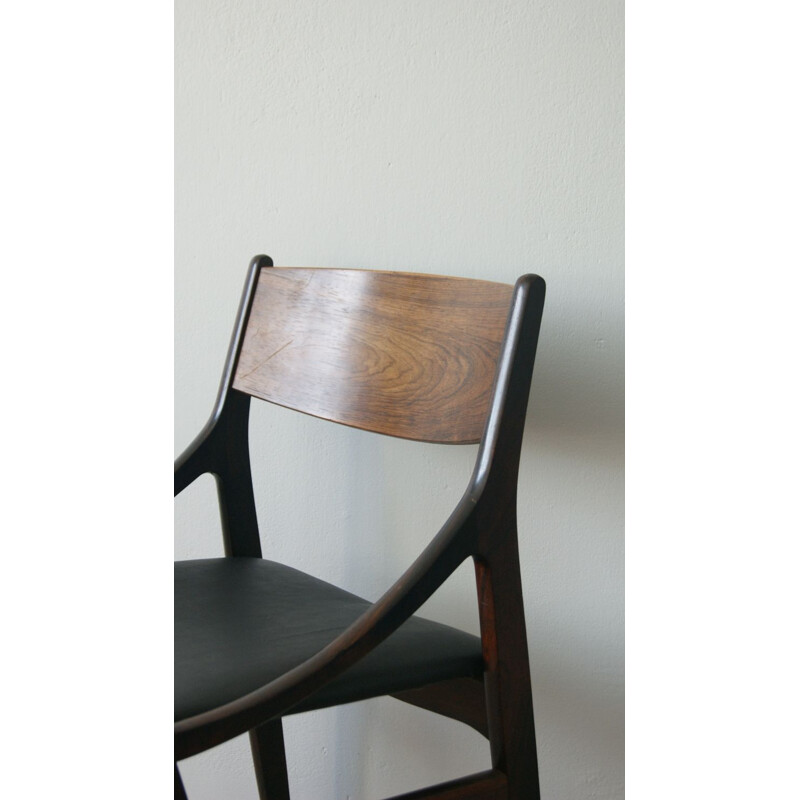 Vintage Deense stoel van Vestervig Eriksen voor Tromborg, Denemarken 1960