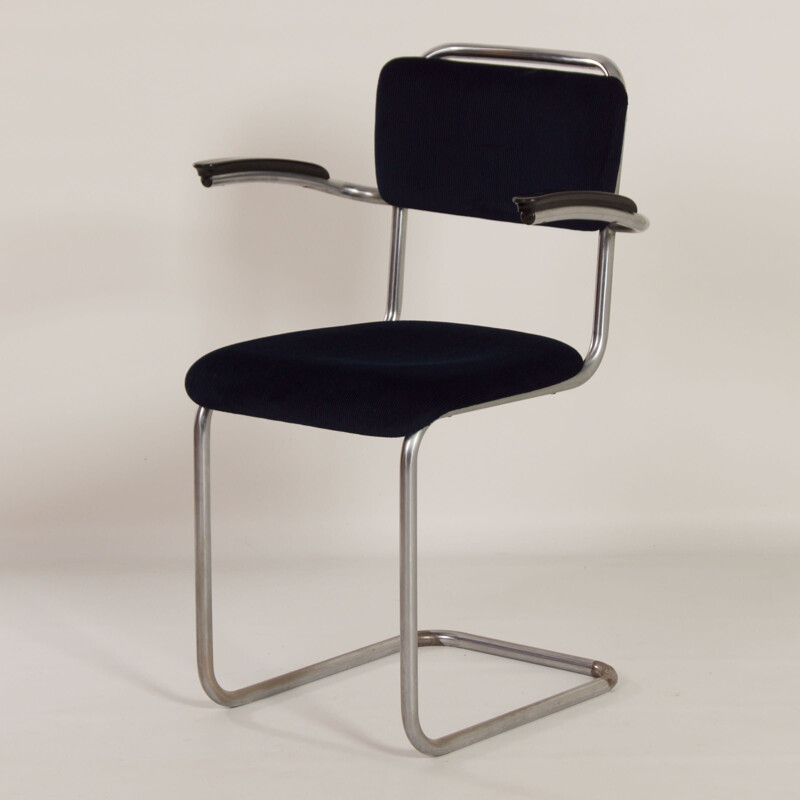 Vintage 201 cantilever chair by W.H. Gispen for Gispen, 1950s