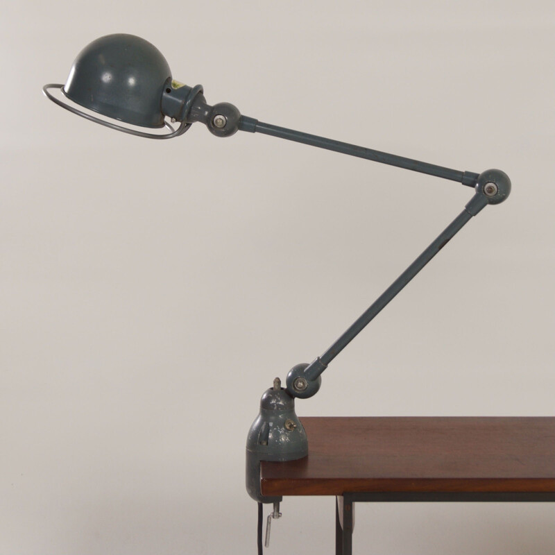 Vintage-Klemmschreibtischlampe von Jean-Louis Domecq für Jielde, Frankreich 1950