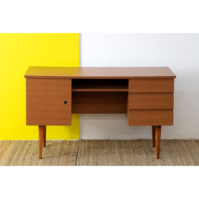 Scandinavian vintage wooden desk