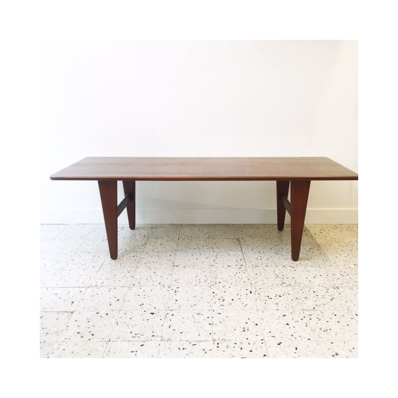 Vintage XL coffee table by Emund Jorgensen, Denmark 1960s