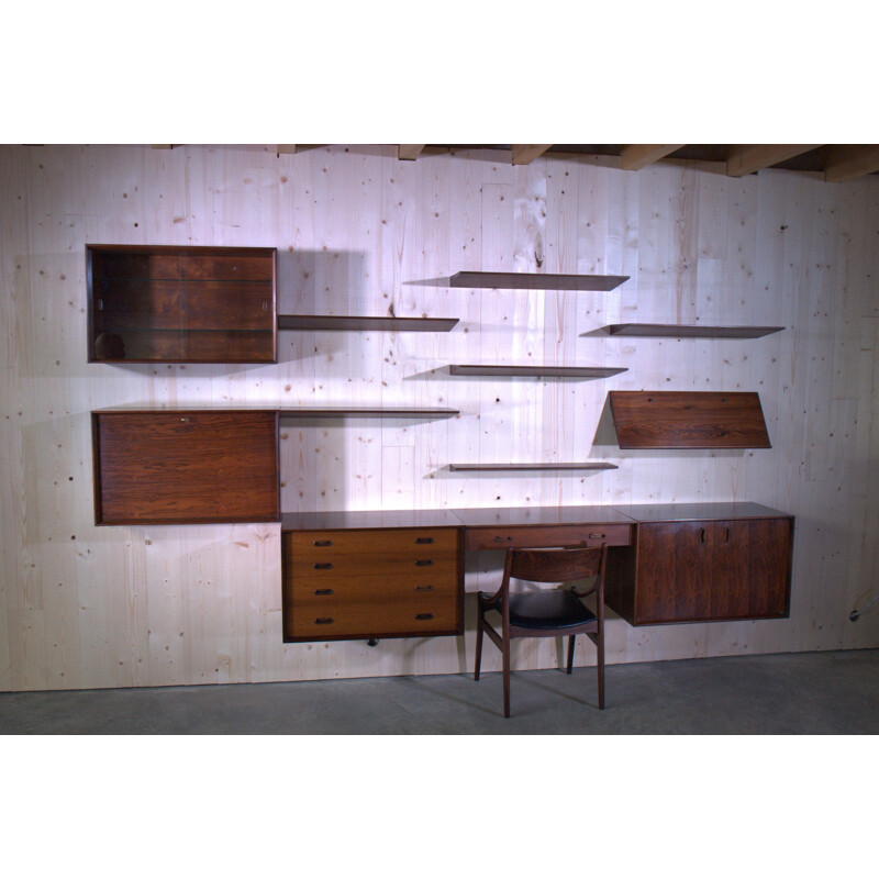 Storage cabinet in rosewood of Rio - 1950s