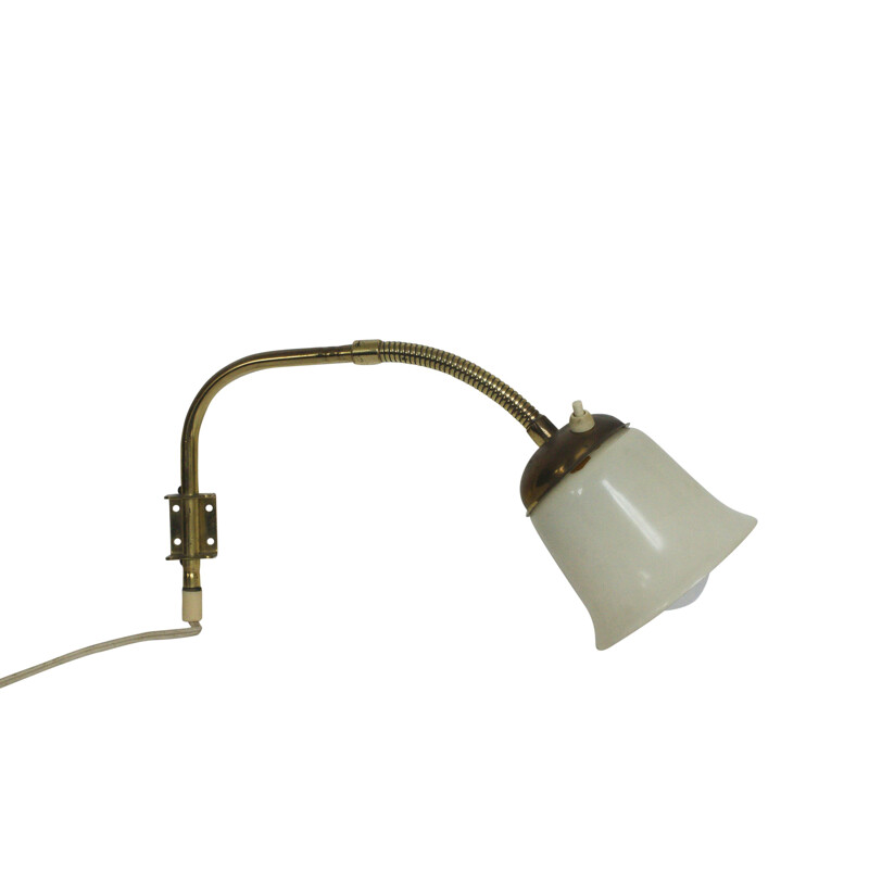 Mid century wall lamp by Erik Wärna for Gnosjö Konstsmide Rydahls, Sweden 1950s