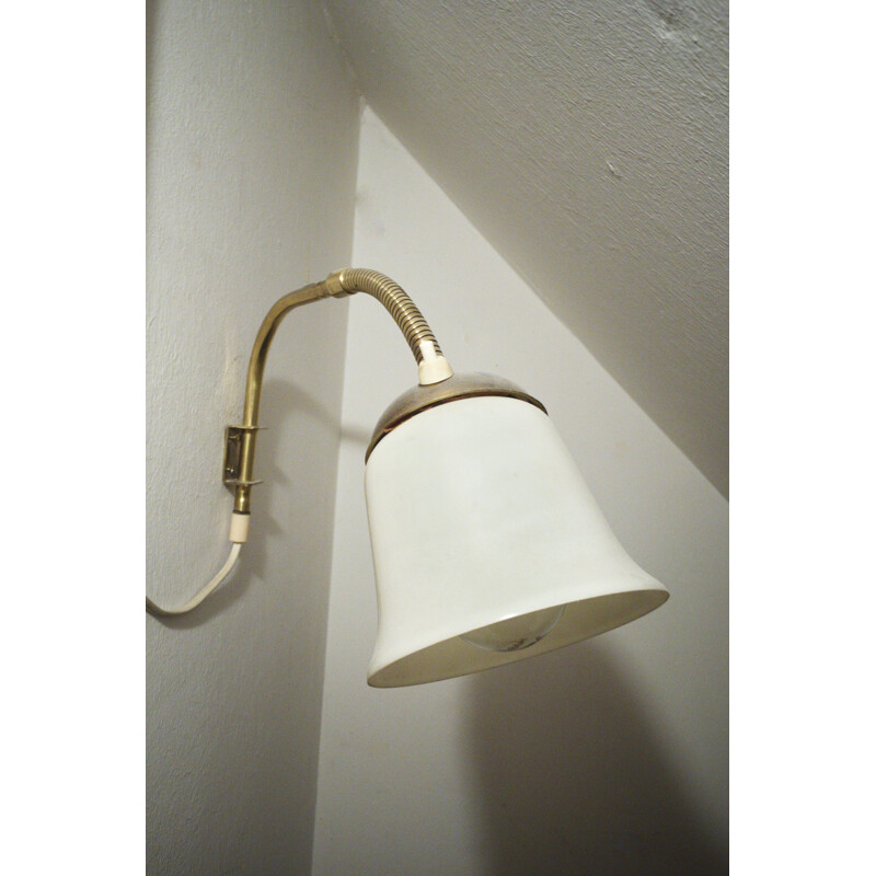 Mid century wall lamp by Erik Wärna for Gnosjö Konstsmide Rydahls, Sweden 1950s