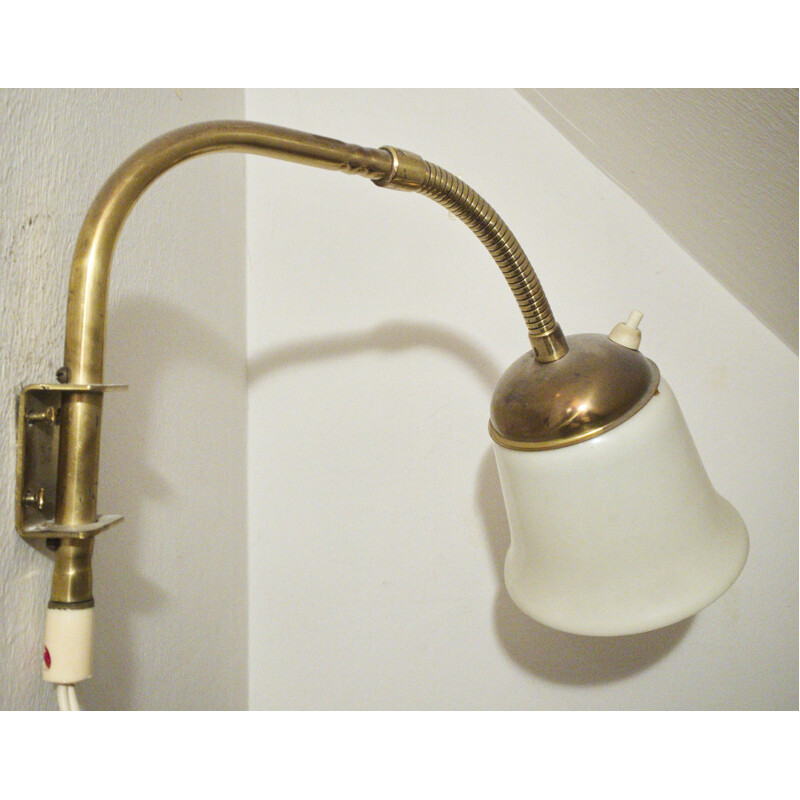 Mid century wall lamp by Erik Wärna for Gnosjö Konstsmide Rydahls, Sweden 1950s