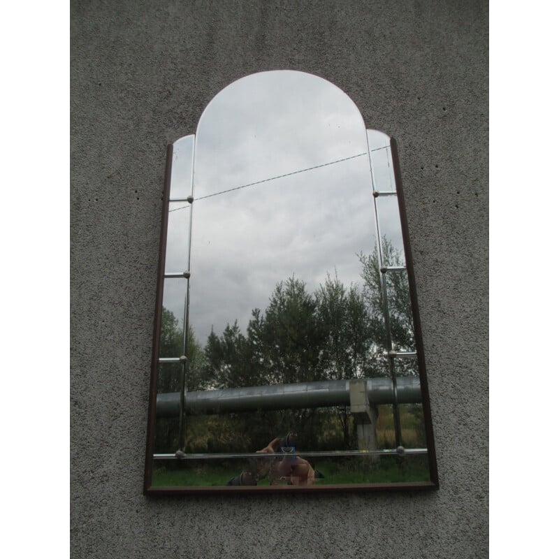 Vintage bevelled mirror, Sweden 1960s