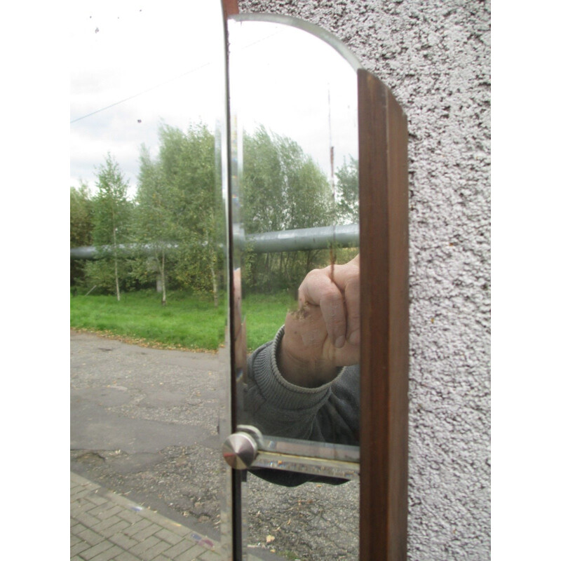 Vintage bevelled mirror, Sweden 1960s