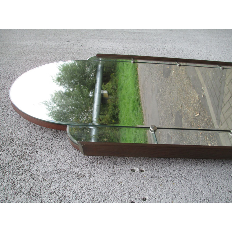 Vintage bevelled mirror, Sweden 1960s