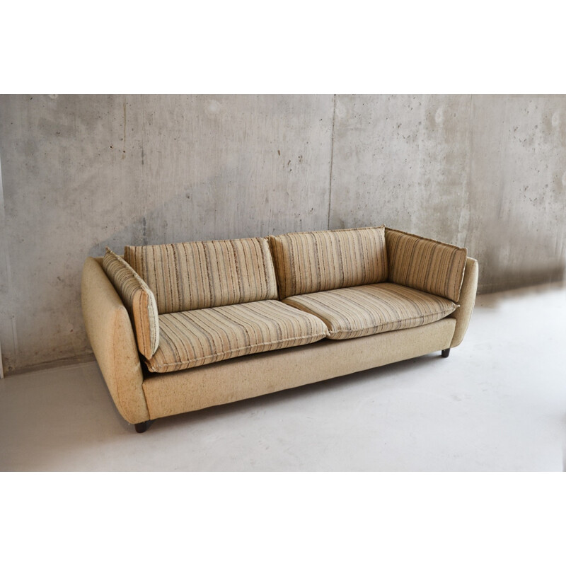 Original Danish 2 seater sofa in wool and beech - 1970s