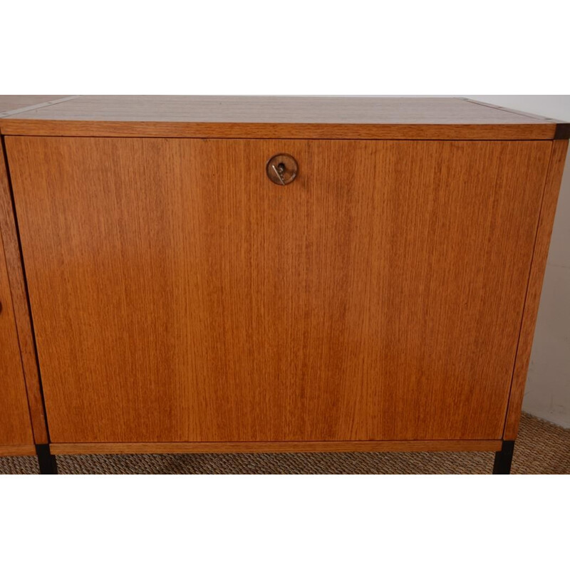 Vintage sideboard with 3 boxes by Arp (Atelier de Recherche Plastique) for Minvielle, 1950