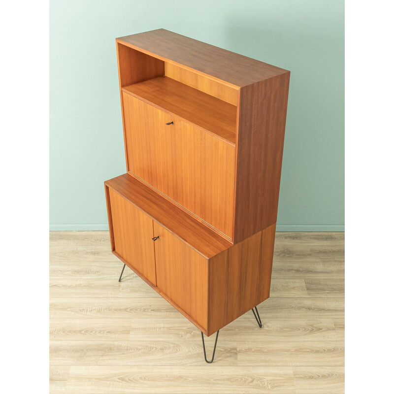 Vintage teak bar cabinet by Heinrich Riestenpatt, 1960s