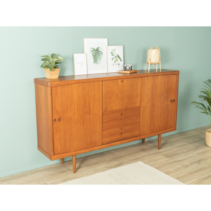 Vintage teak sideboard by H.W. Klein for Bramin, Denmark 1960s