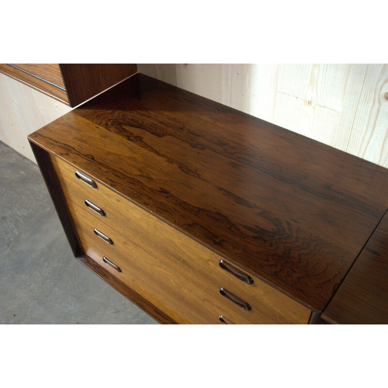 Storage cabinet in rosewood of Rio - 1950s