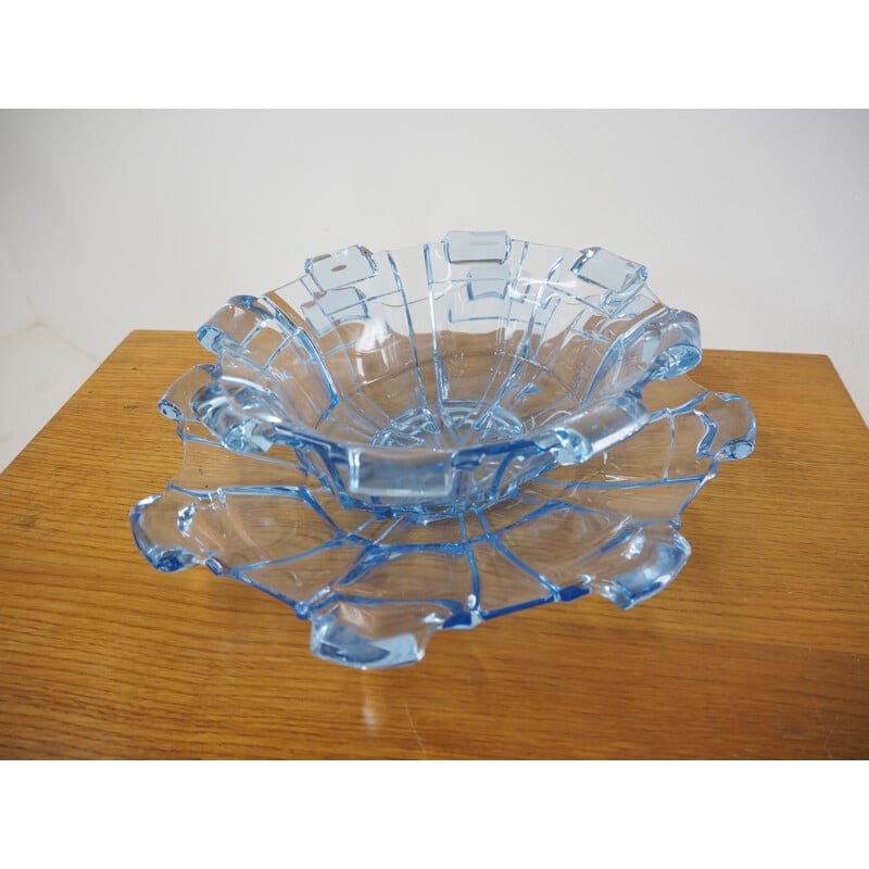 Mid century glass serving bowls, 1960s