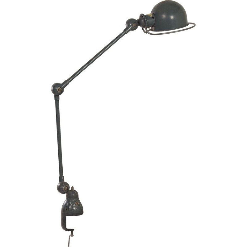 Vintage-Klemmschreibtischlampe von Jean-Louis Domecq für Jielde, Frankreich 1950