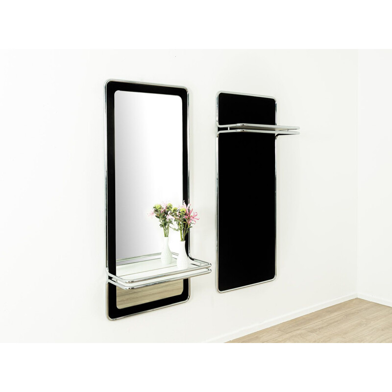 Set of vintage cabinet and mirror by Läsko, 1970s