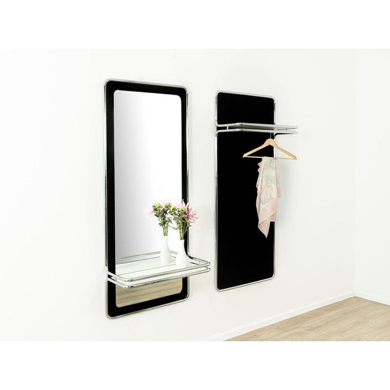 Ensemble d'armoire et de miroir vintage par Läsko, 1970