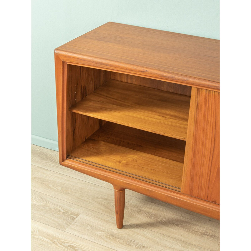 Vintage teak sideboard with three sliding doors by Axel Christensen for Aco Møbler, Denmark 1960s