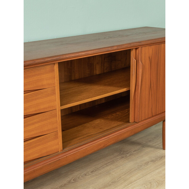 Vintage teak sideboard with three sliding doors by Axel Christensen for Aco Møbler, Denmark 1960s