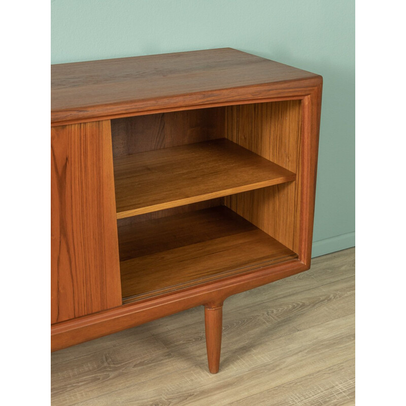 Vintage teak sideboard with three sliding doors by Axel Christensen for Aco Møbler, Denmark 1960s