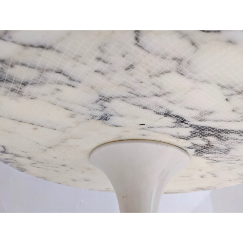 Vintage marble coffee table by Eero Saarinen for Knoll